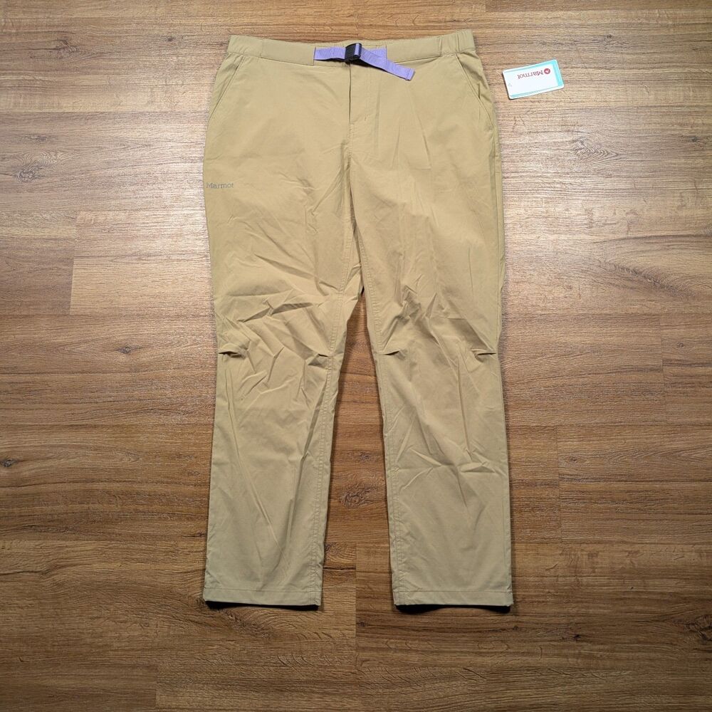 MARMOT Kodachrome Pants Women's Size 16 Beige Outdoors Hiking Casual NWT